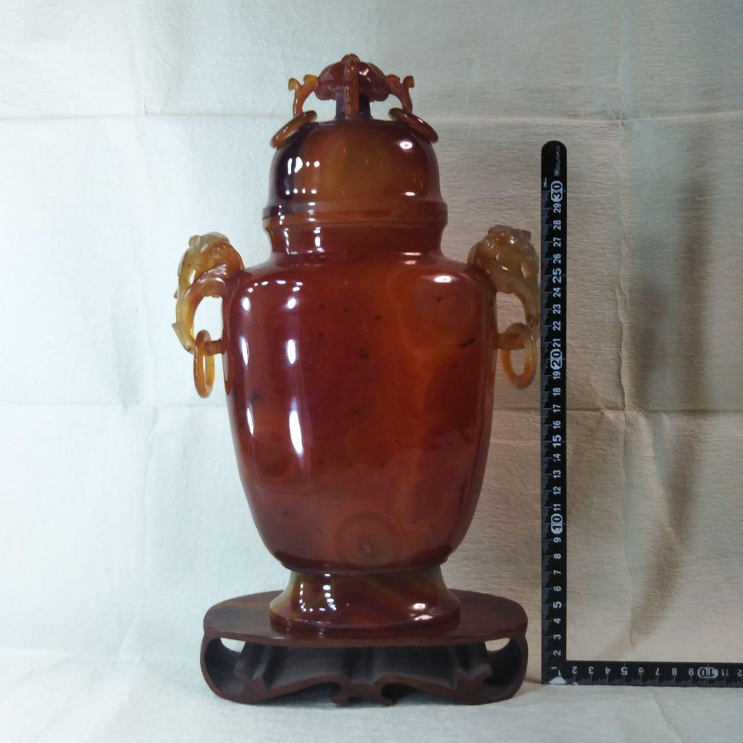 №骨董館　本瑪瑙　貴石　宝石　高級美術品　玉　皇帝　王様　パワーストーン　骨董品