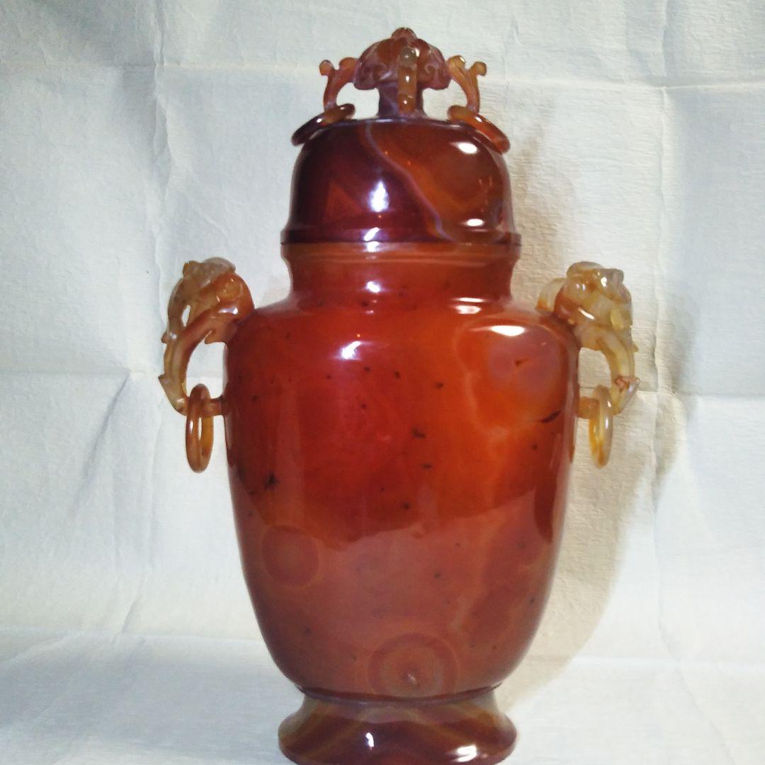 №骨董館　本瑪瑙　貴石　宝石　高級美術品　玉　皇帝　王様　パワーストーン　骨董品