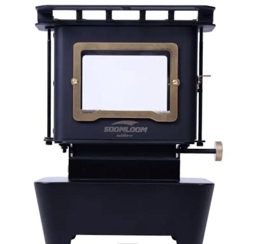 1127 アイロンストーブ FLAMENCO 黒 灯油対応 コンパクトストーブ