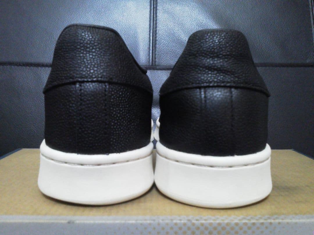 アディダス スタンスミス H 黒 28cm 本革 天然皮革 レザー LUX