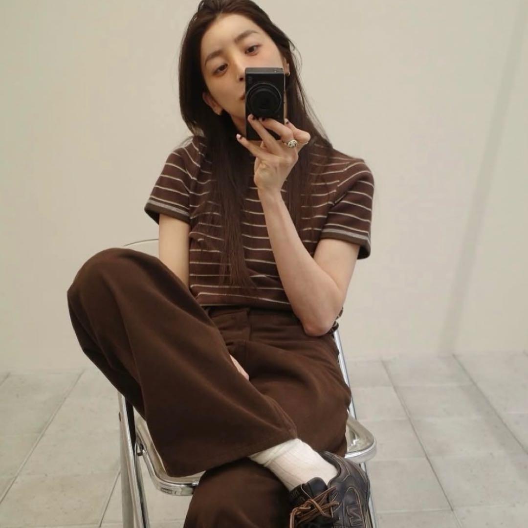 【todayful】Border Ringer Tee_CHO