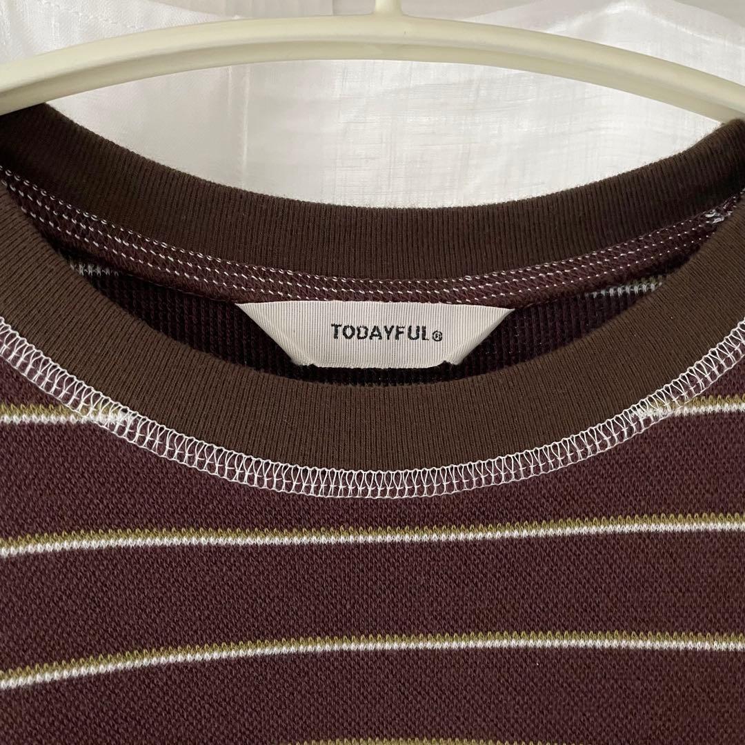 【todayful】Border Ringer Tee_CHO