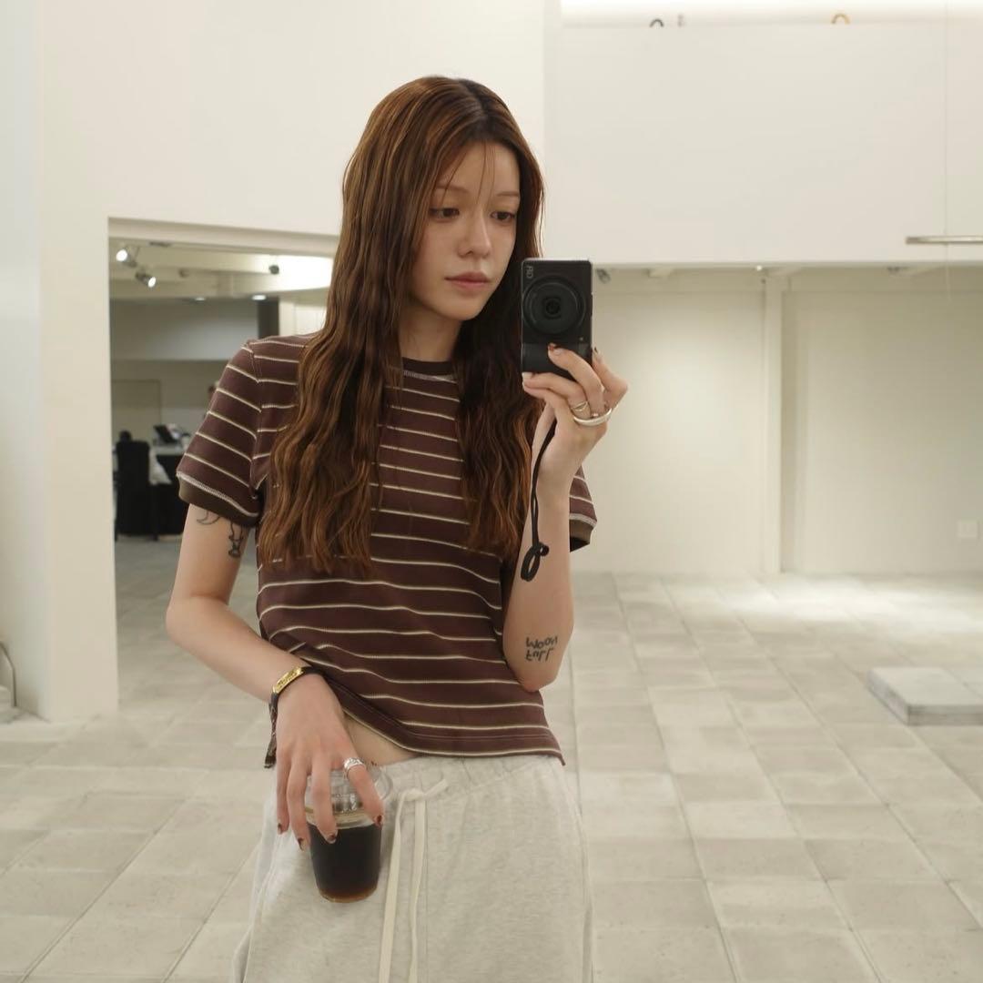 【todayful】Border Ringer Tee_CHO