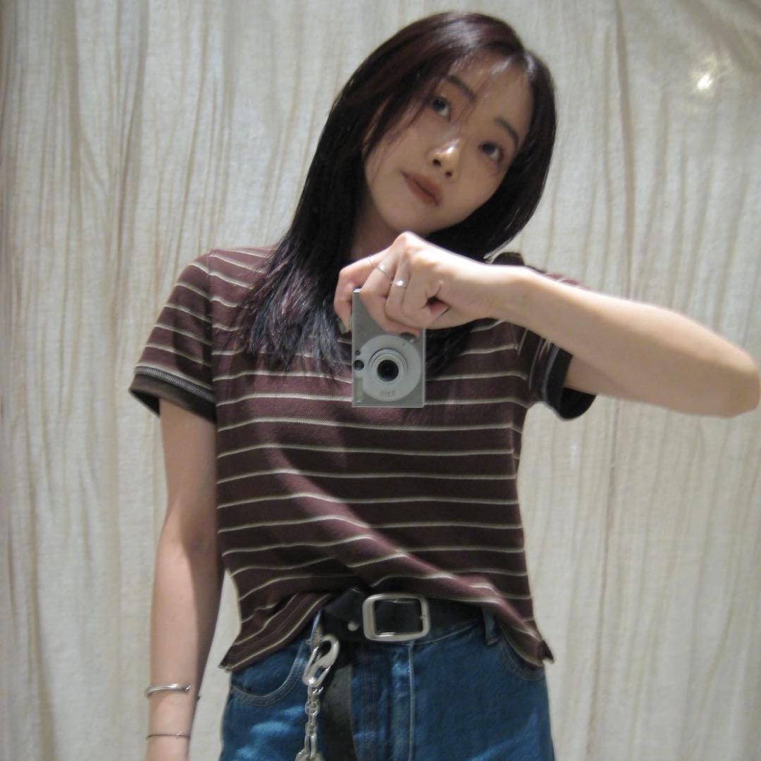 【todayful】Border Ringer Tee_CHO