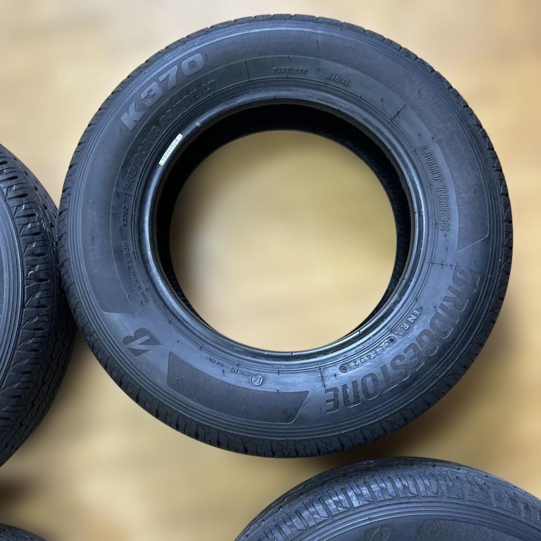 ブリヂストン　145/80R12 夏用タイヤ　2021年　4本(0-60)