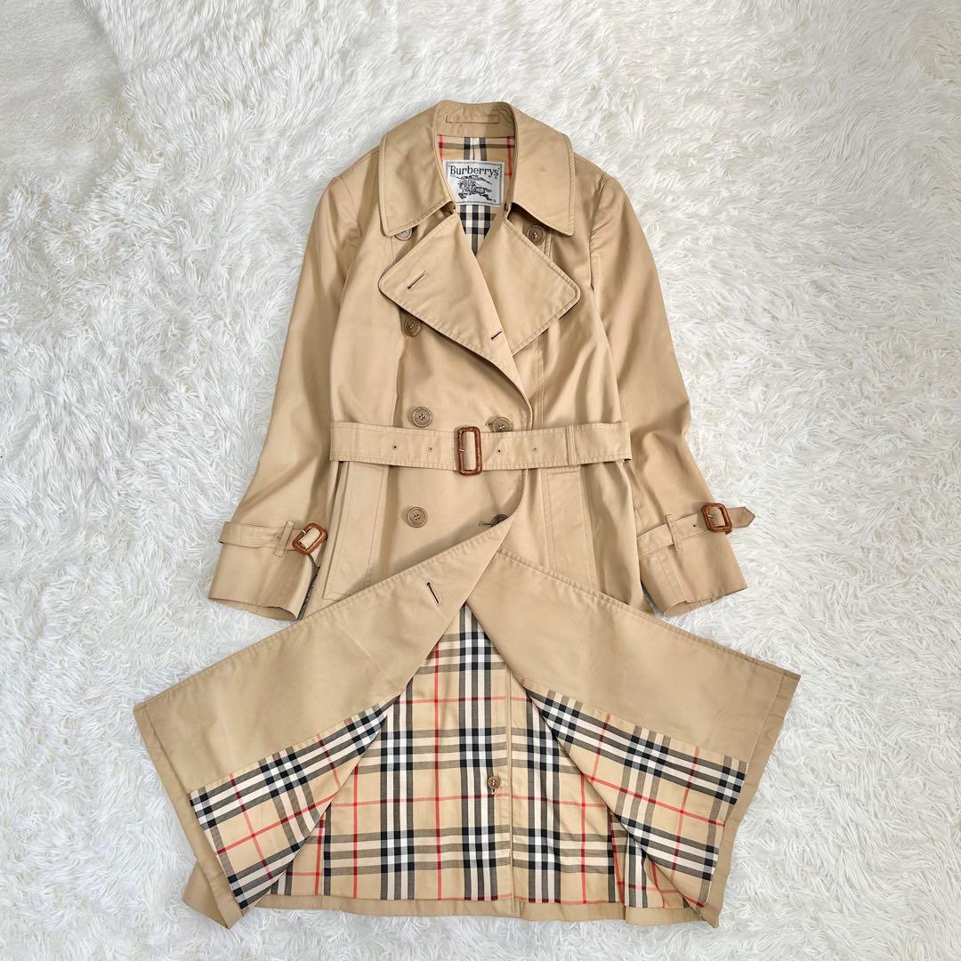 専用ページBurberrys 白タグ トレンチコート ハニーベージュノバチェック