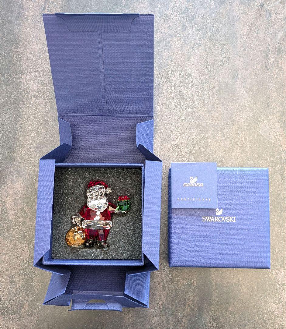スワロフスキー「サンタクロースとギフトバッグ」　5539365