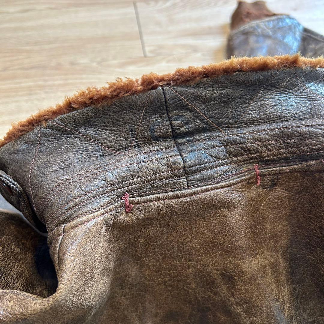 【実物】40's\"U.S.NAVY\"AN6552 G-1 flight jkt