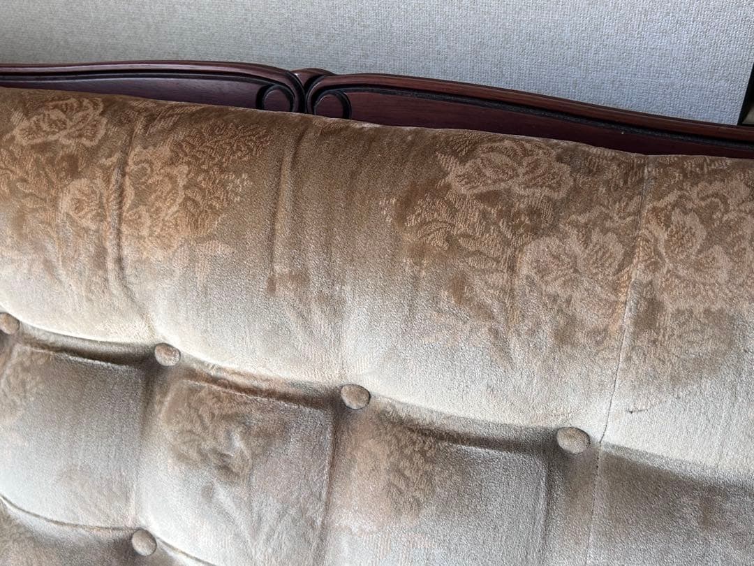 ꧁カリモク家具 karimoku꧂オールドカリモク 金華山織3人掛けソファ 千葉