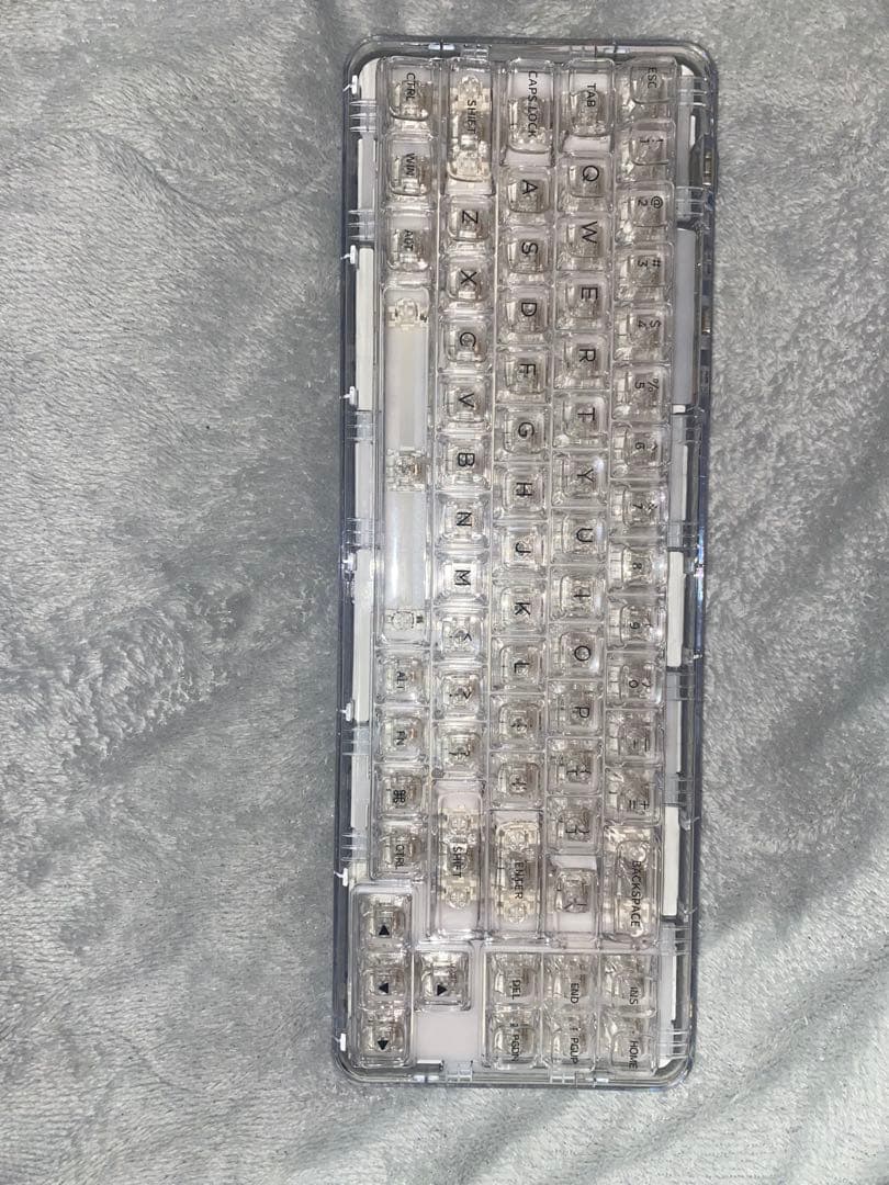 YUNZII X71 クリスタルアイス RGBキーボード