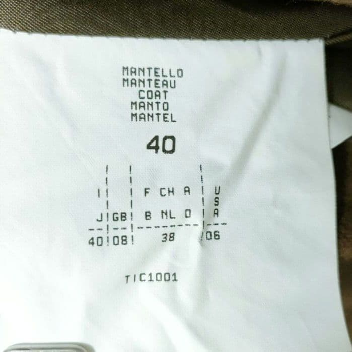 【マックスアンドコー】ロングチェスターコート　ブラウン　40　かっちりめ　シック