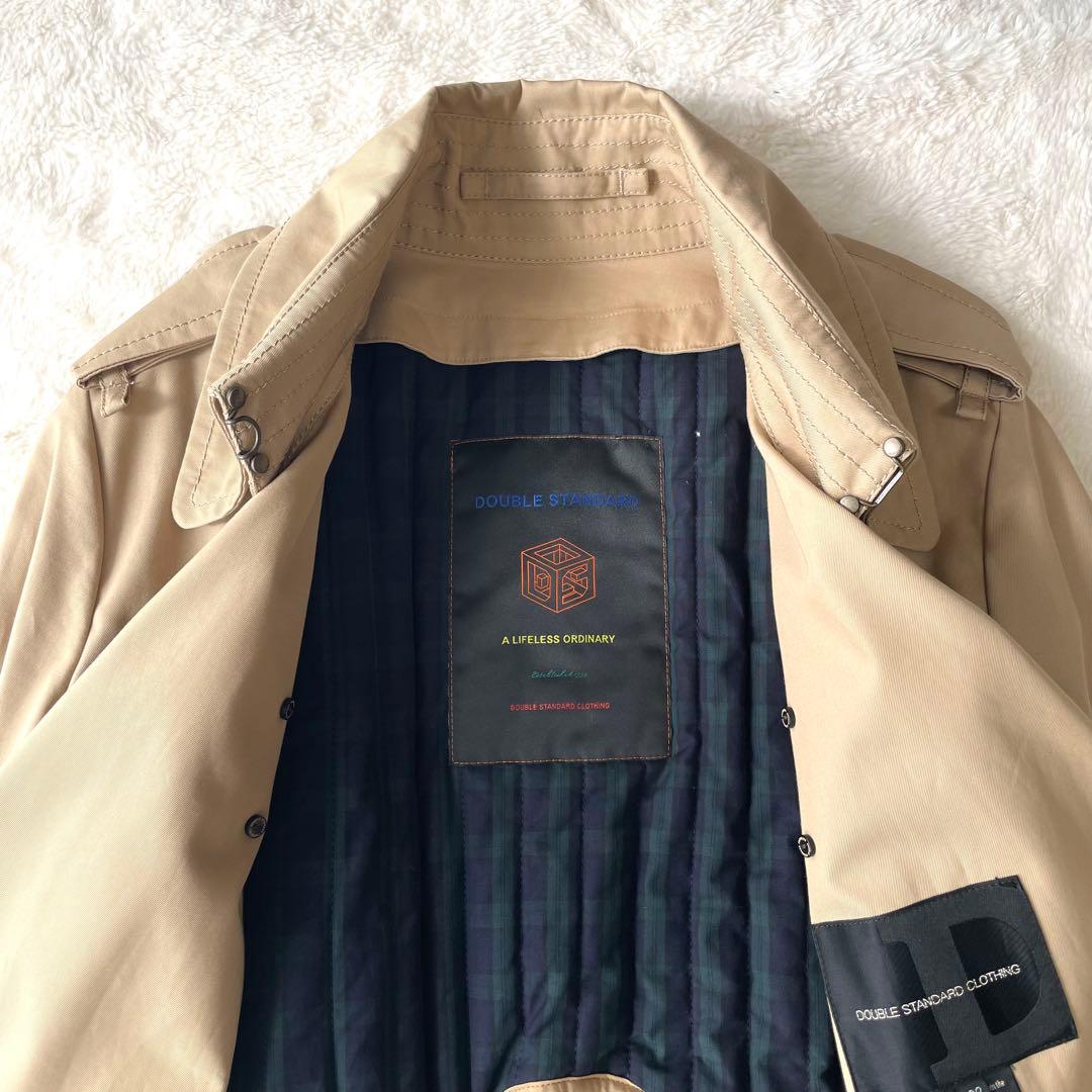 美品✨ダブルスタンダードクロージング トレンチコート ライナーベルト付 38 M