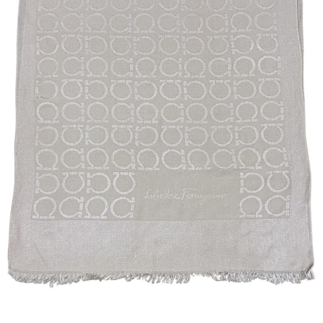 美品✨サルヴァトーレフェラガモ 大判ストール ショール 総柄 ガンチーニ 人気柄