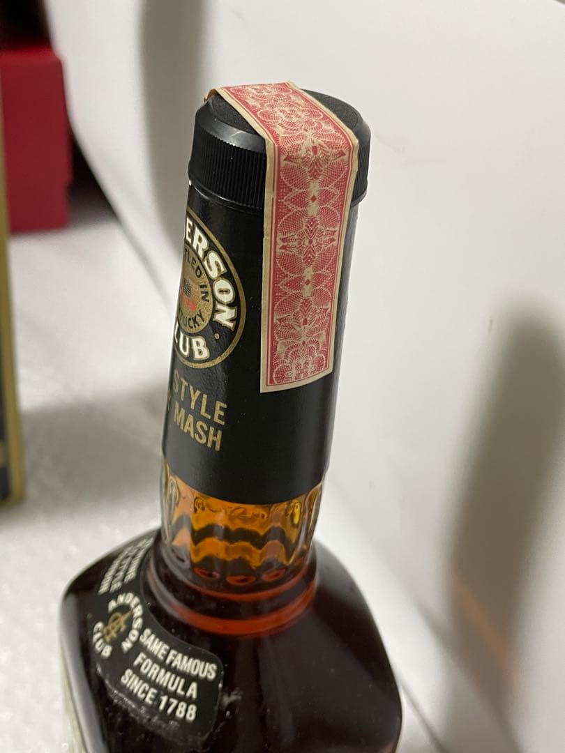 【未開封】ウイスキー　アンダーソンクラブ15年　バーボン　古酒