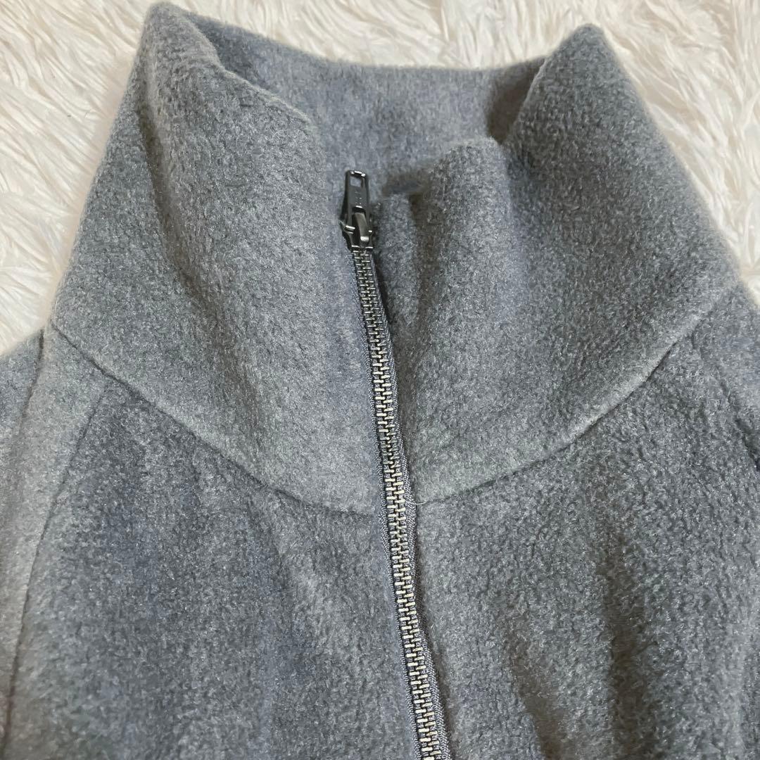 CLOCHE クロシェ フリース ロングワンピース コート ドローコード M