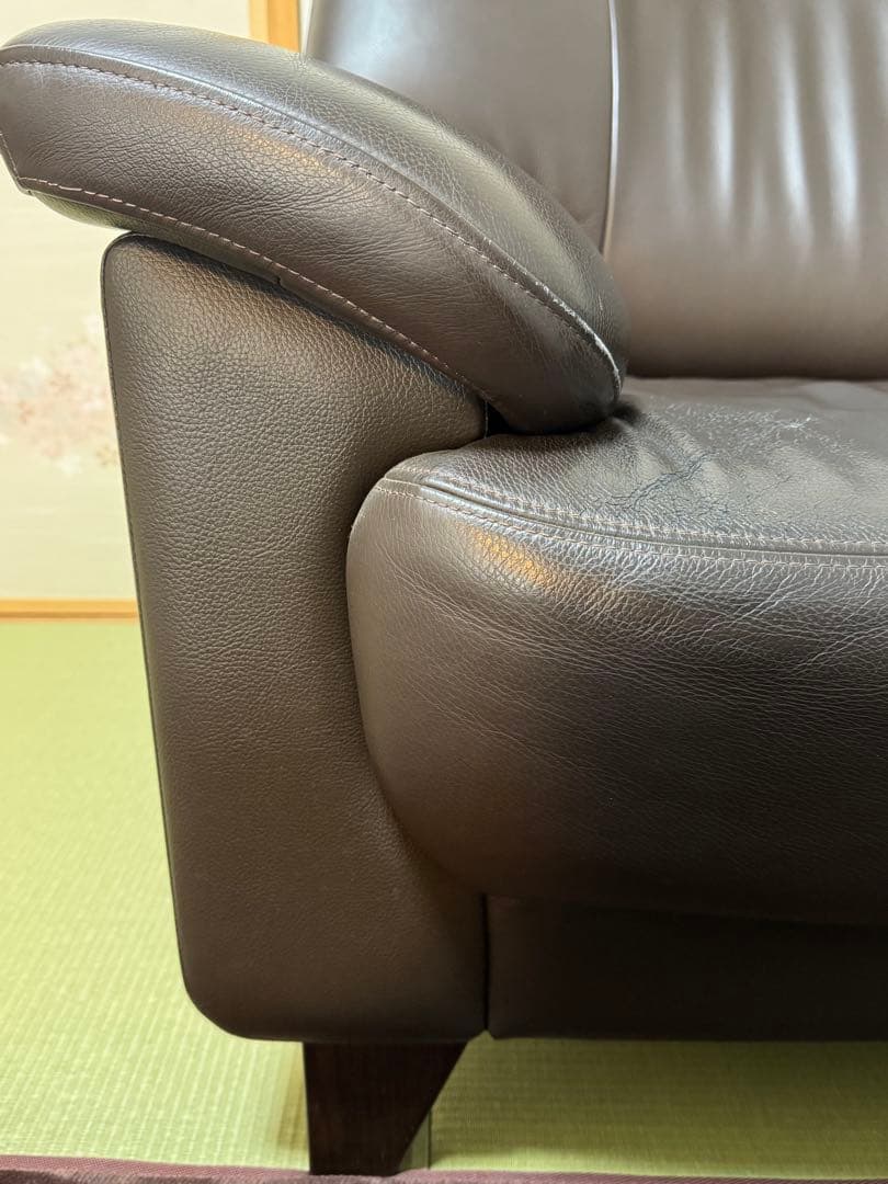 ソファー　1人掛けソファー　1人がけソファ　ブラウン