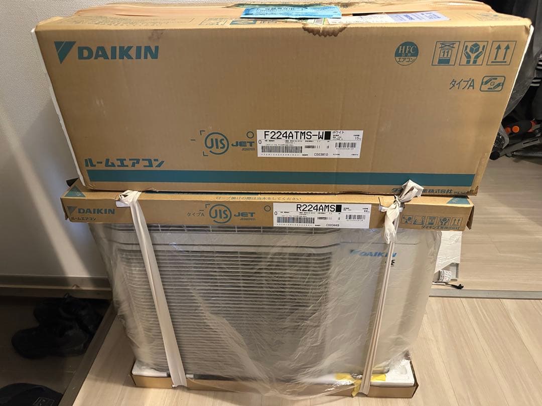新品訳アリ激安ダイキンS224ATMS-Wうるさらmini 6畳用室内外機セット