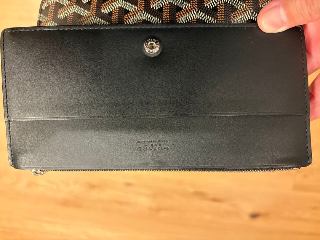 【美品】Goyard （ゴヤール）長財布 ブラック