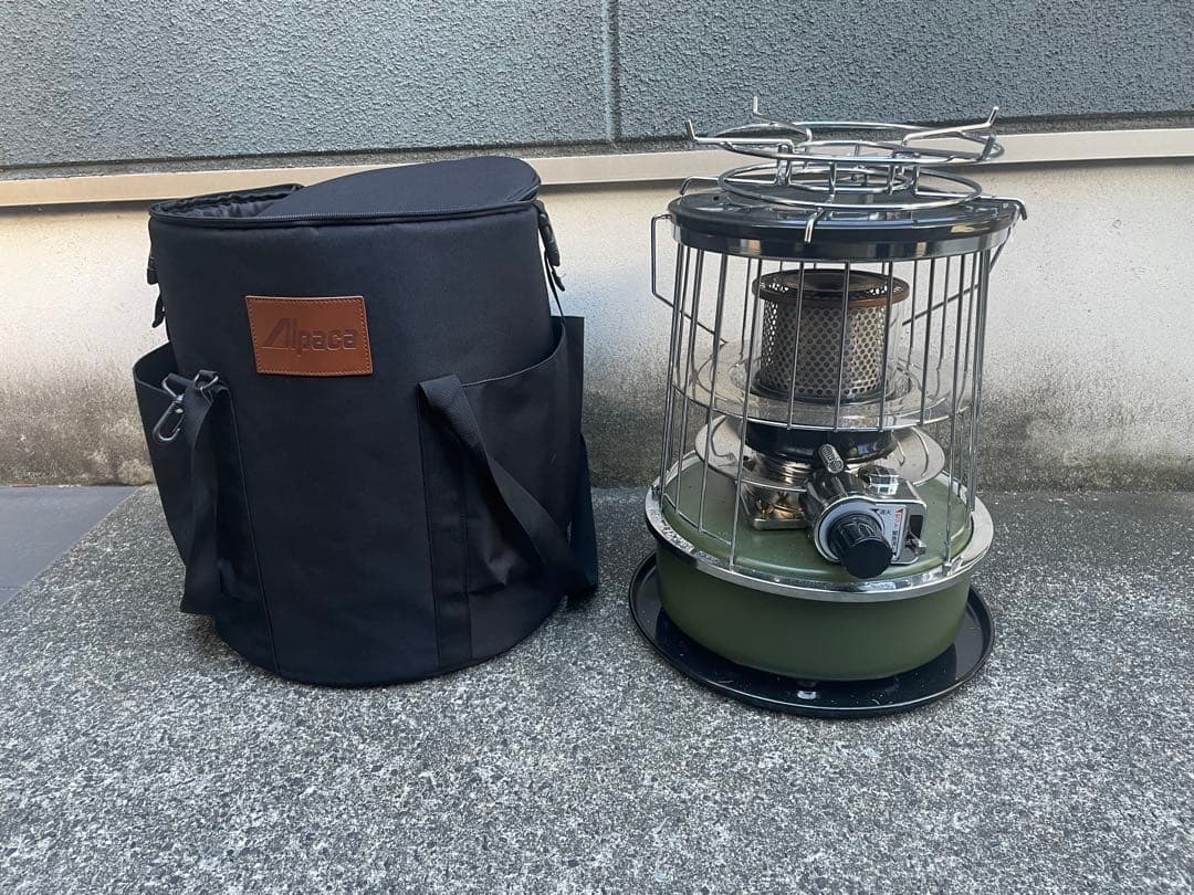 アルパカストーブ　ケース　五徳セット