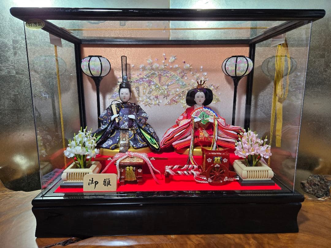 【一点限り】雛人形 ケース飾り　K25