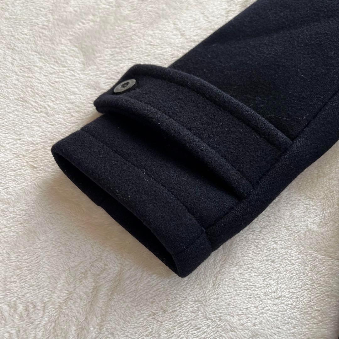 【極美品 定番】HYKE ダッフルコート ロング ネイビー 日本製 ボウルズ 2