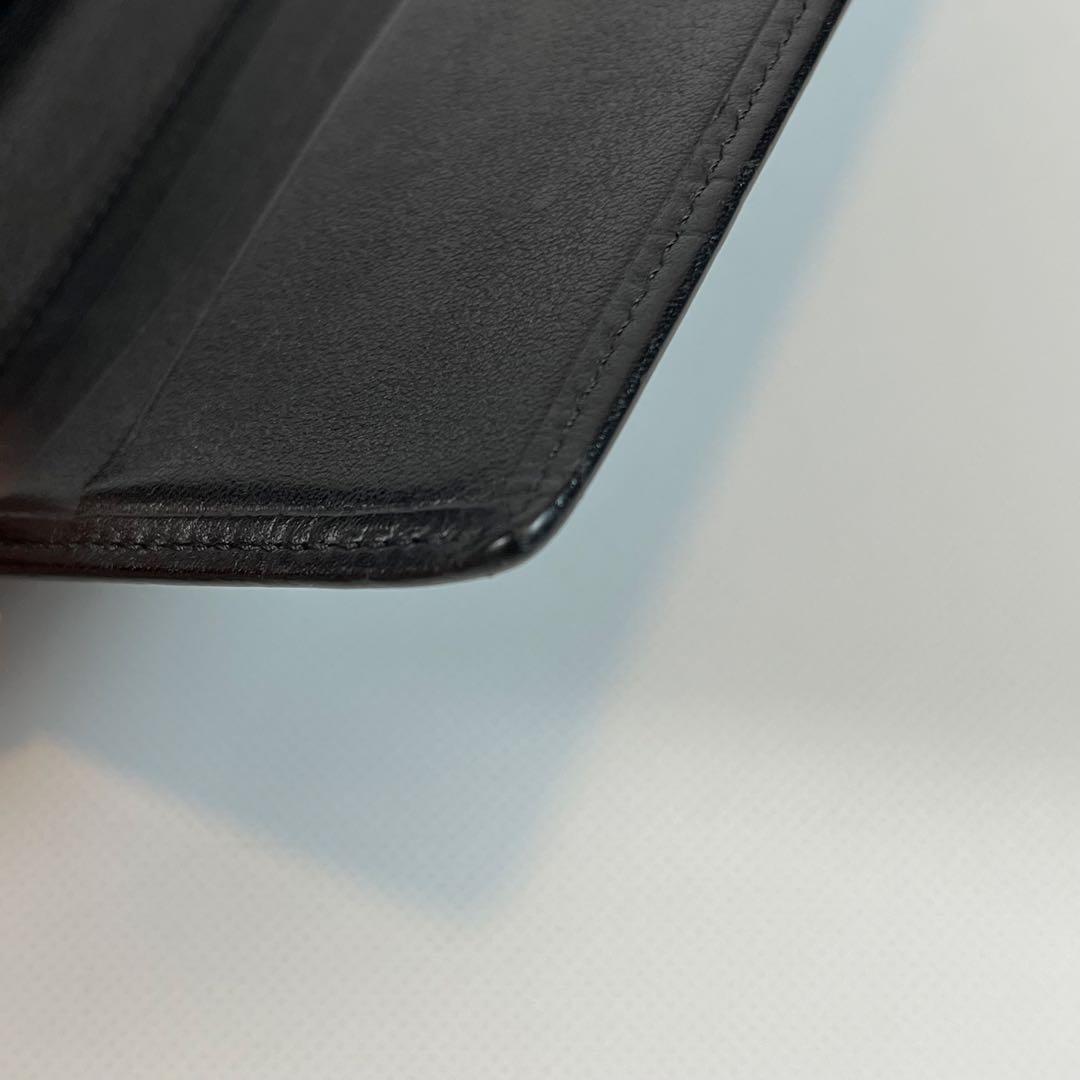 Cartier　長財布 パッピーバースデー レザー 黒 カード入れ 小銭入れ