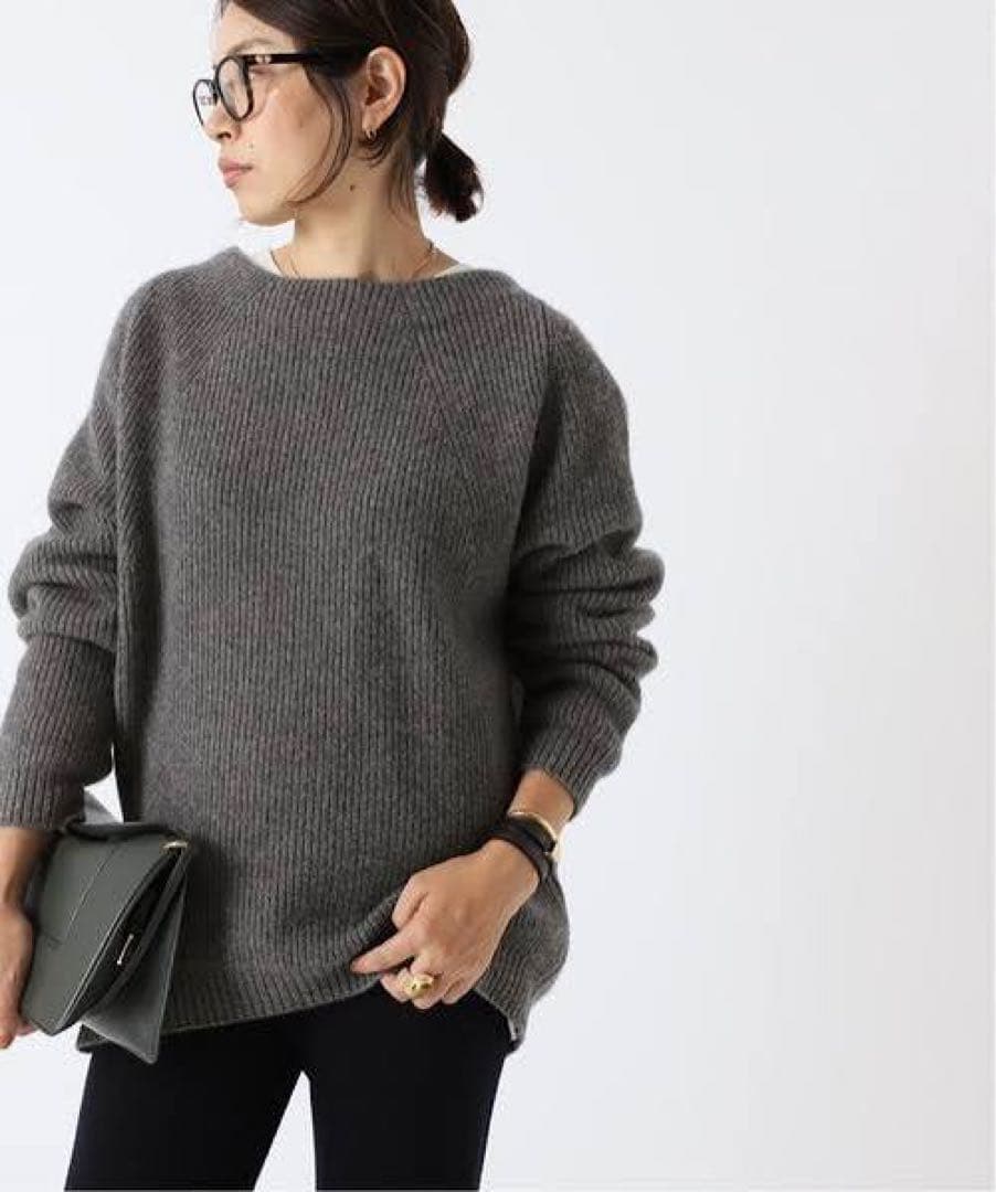 ドゥーズィエムクラス♡OLBIAアゼプルオーバー♡人気品♡グレー