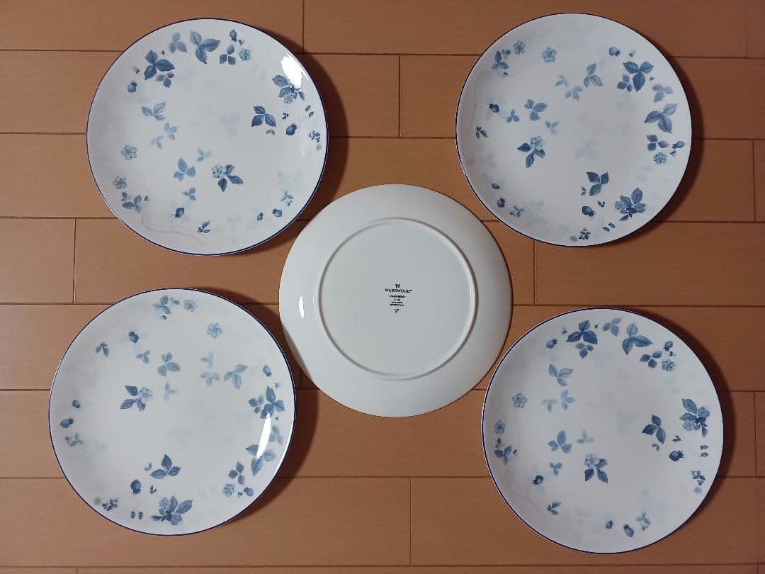  STRAWBERRY BLUE プレート 5枚セット