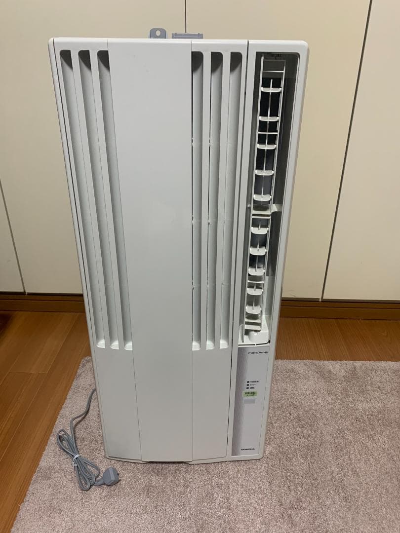 CORONA CW-1620 窓用エアコン 2020年製（テラス窓用取付枠付き）