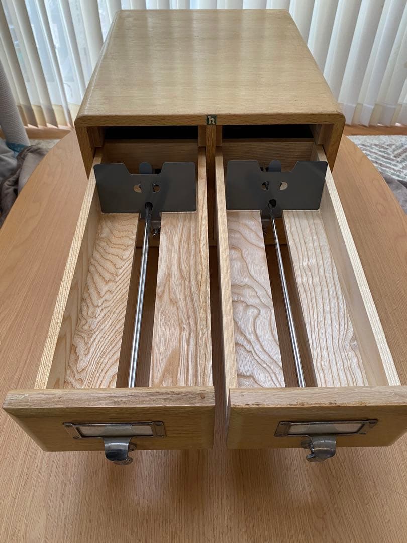 木製 4段収納引き出し/ キハラカード目録