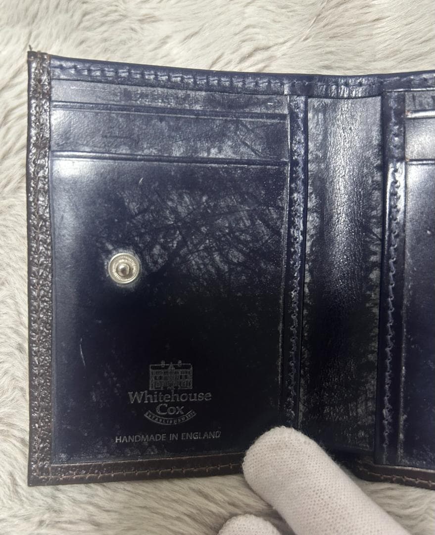 【新品未使用】ホワイトハウスコックス ユナイテッドアローズ別注 三つ折り財布
