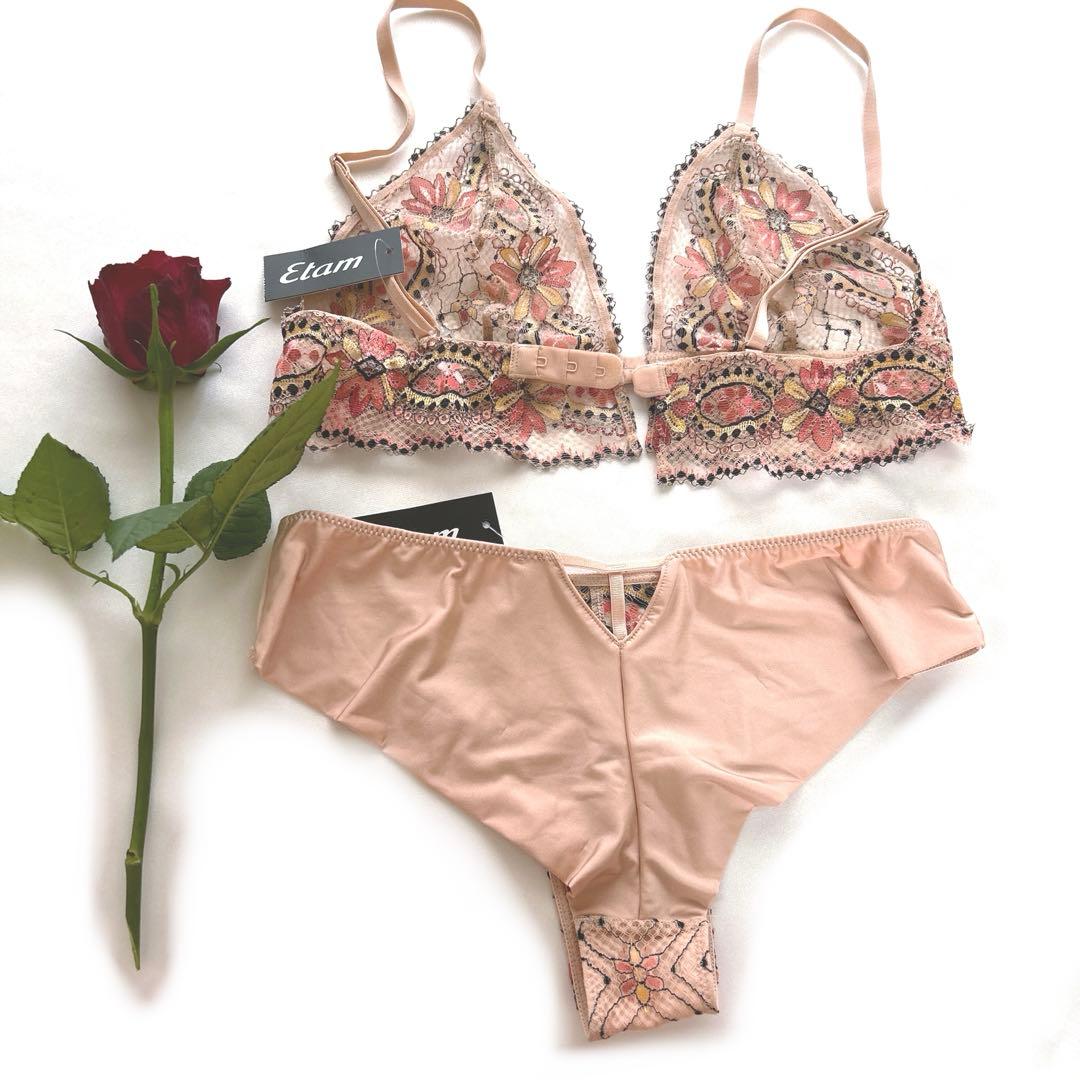 ♡お試し価格♡フレンチ ランジェリーEtam刺繍たっぷり超スイートなランジェリー