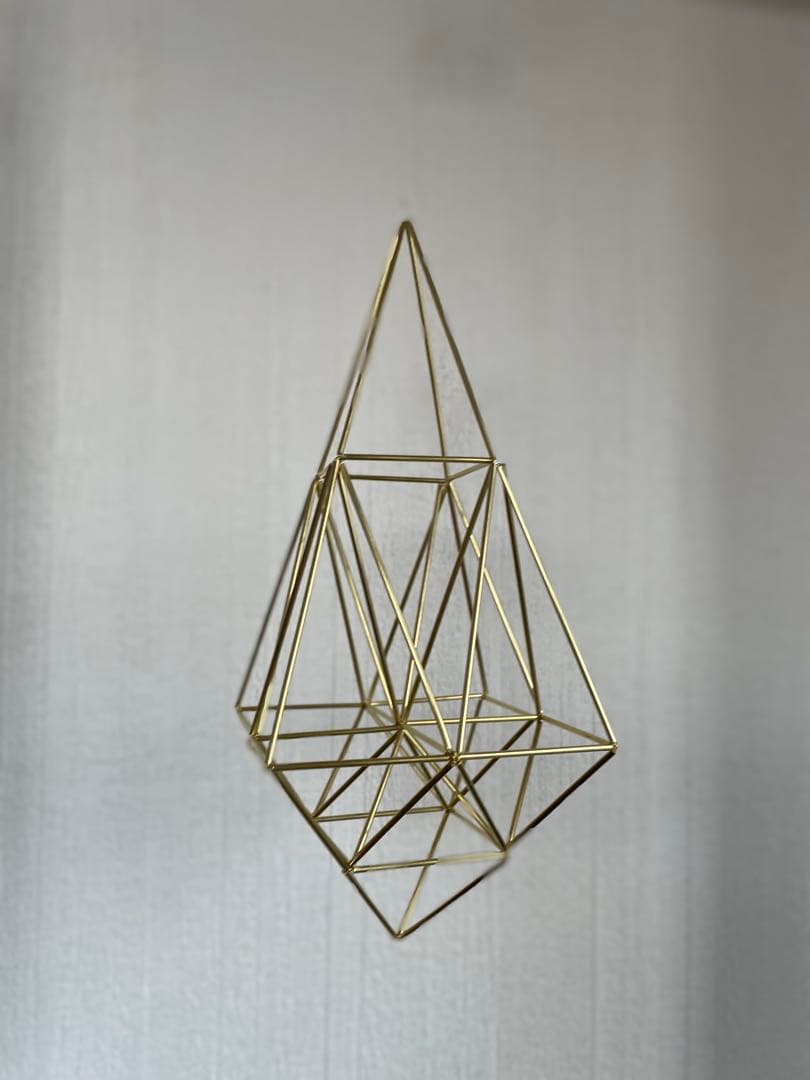 真鍮ヒンメリ　Shizuku-L-2mm ハンドメイド