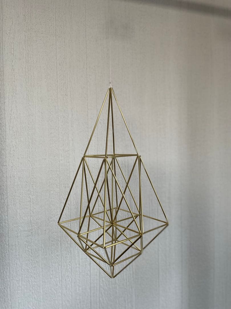 真鍮ヒンメリ　Shizuku-L-2mm ハンドメイド