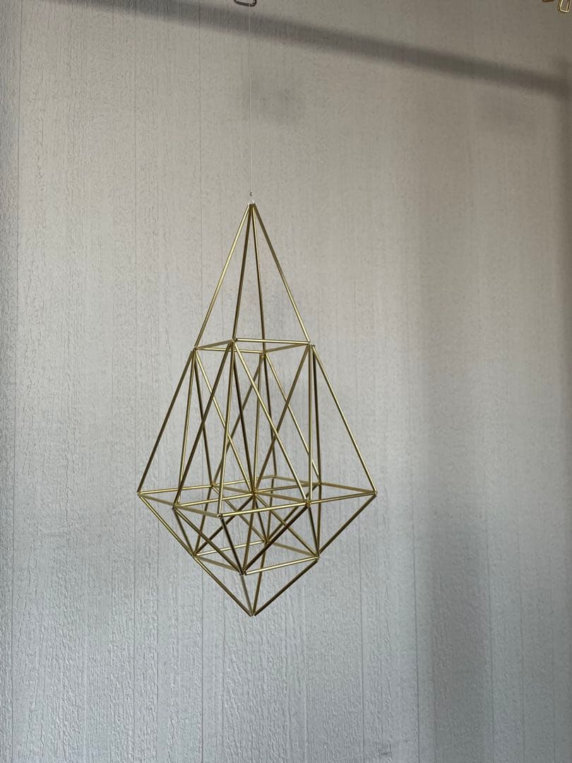 真鍮ヒンメリ　Shizuku-L-2mm ハンドメイド