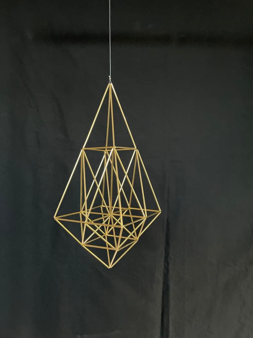 真鍮ヒンメリ　Shizuku-L-2mm ハンドメイド