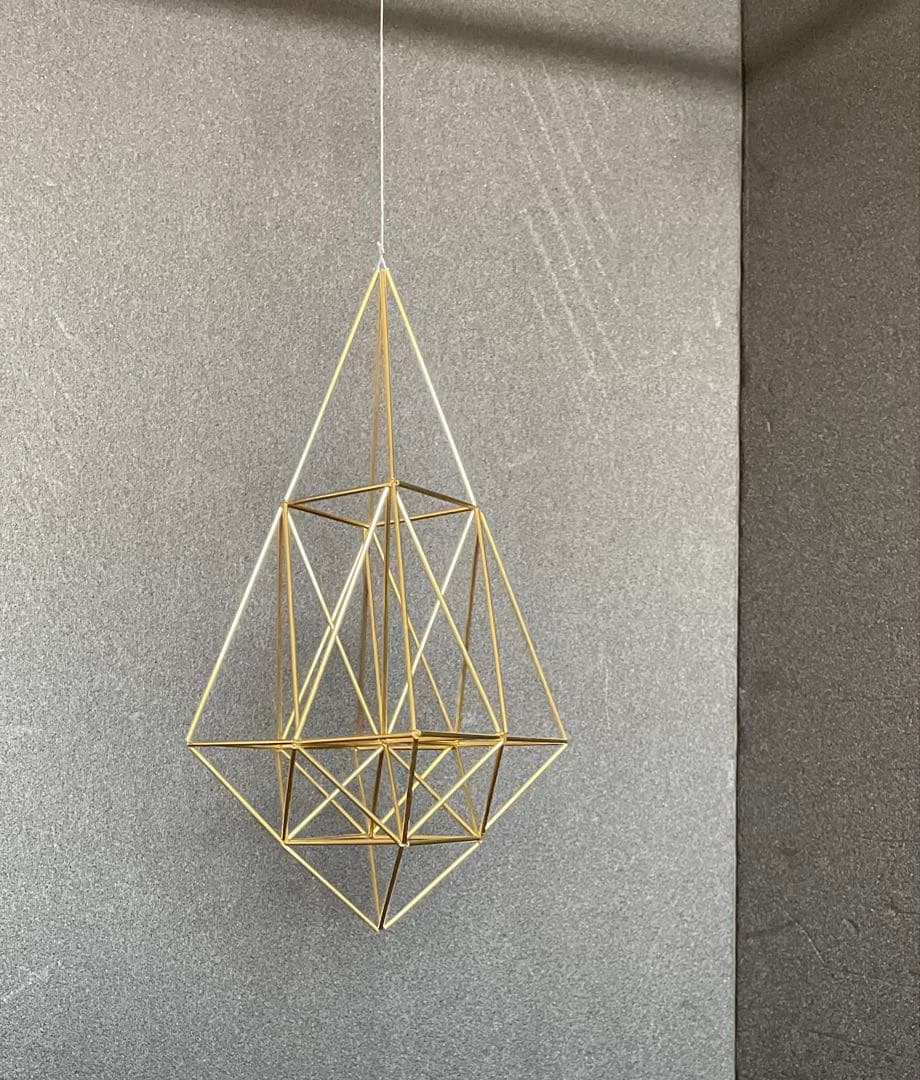 真鍮ヒンメリ　Shizuku-L-2mm ハンドメイド