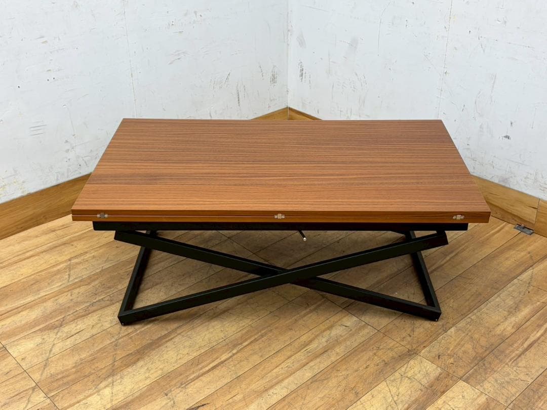 H7953☆美品☆ボーコンセプト☆ルビ☆アジャスタブルテーブル昇降伸長式テーブル