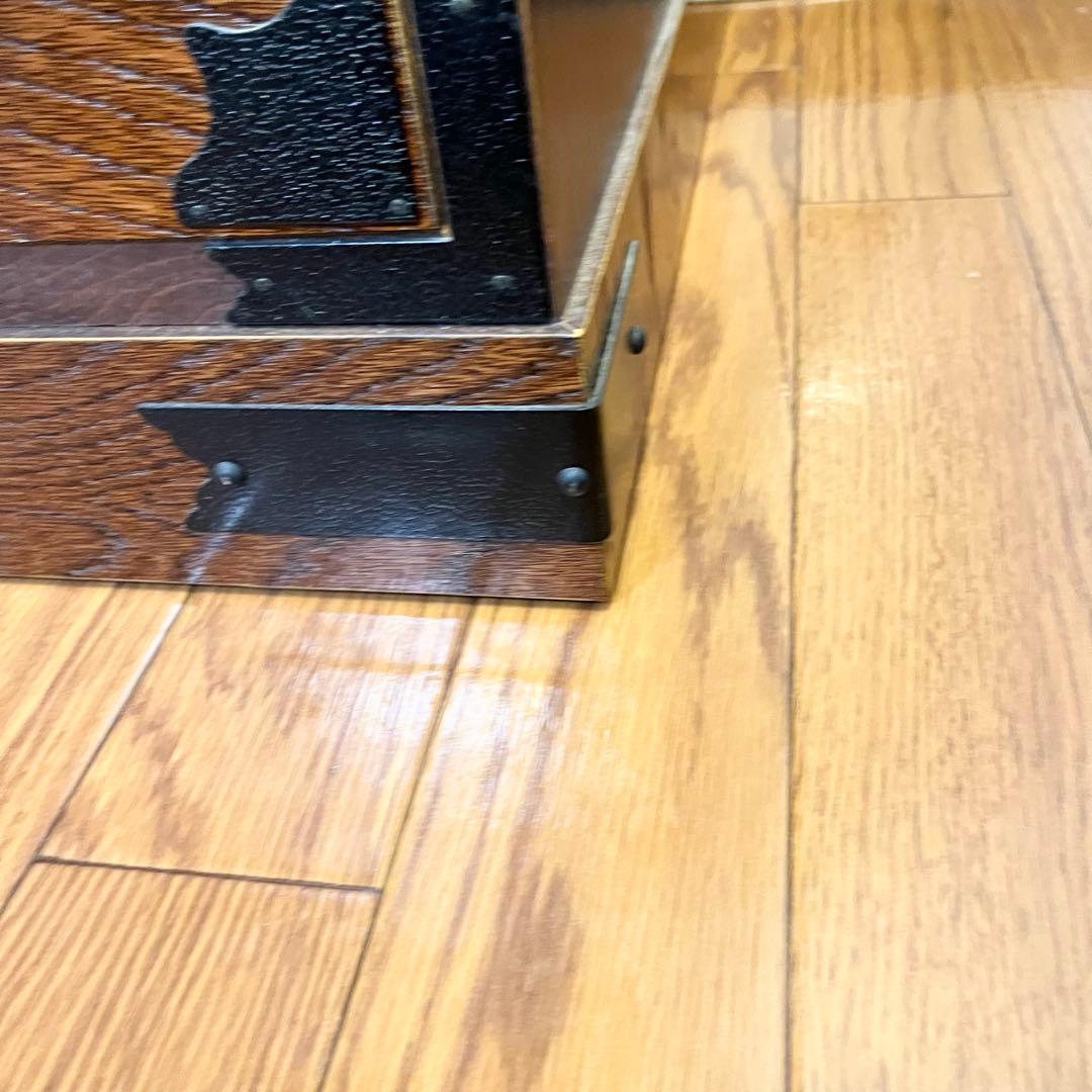 【極美品】民芸家具 5段チェスト 整理箪笥 時代箪笥 収納家具 欅材 和家