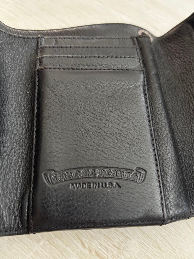 Chrome Hearts 二つ折り財布 wave mini wallet