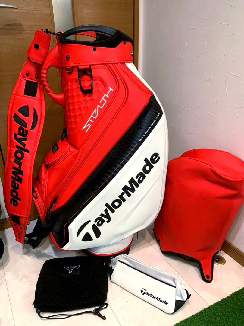 美品　テーラーメイド　ステルス2 ツアースタッフ　3点式 キャディバッグ
