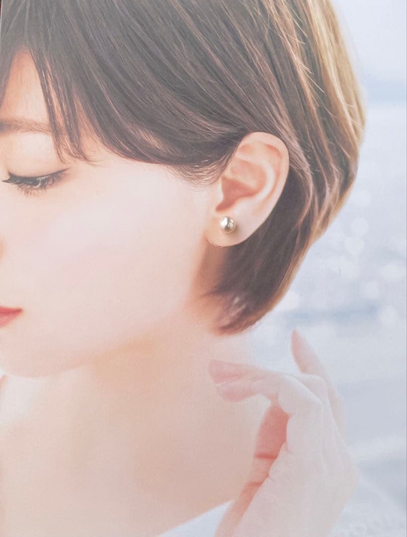 あこや真珠 大玉 K18 アコヤパール 絶品ツヤ ピアス 18金 花珠品質