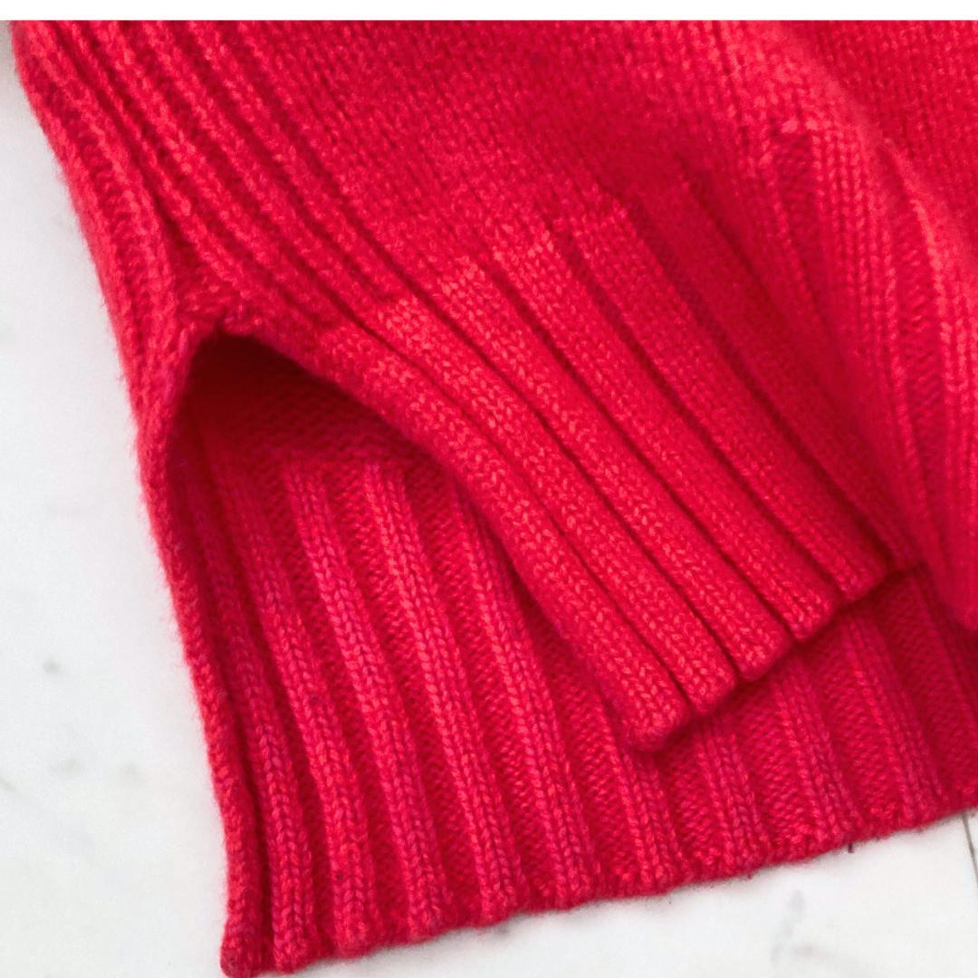 トゥモローランド　カシミヤウール　ショートニット　2way ピンク