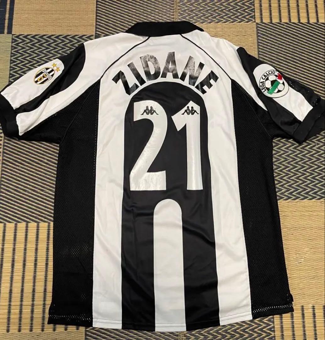 97-98 ユベントス ホームユニフォーム 21 ジダン XL