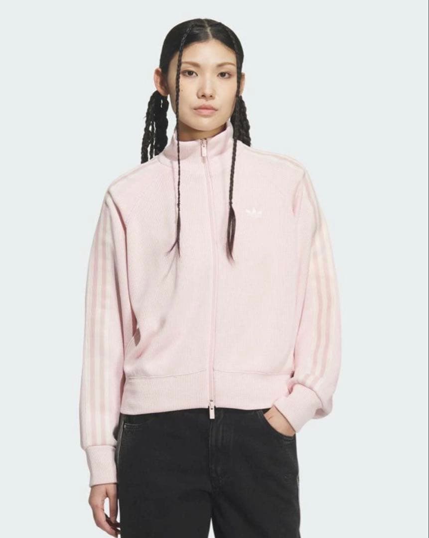 Mサイズ　アディダス adidas ニット バルーン トラックトップ