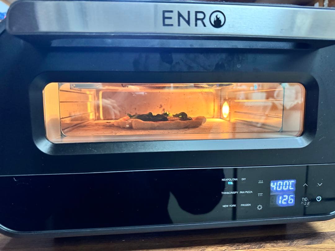 【新品ストーン おまけ2点付】enro 電気式 窯焼名人 ピザ窯