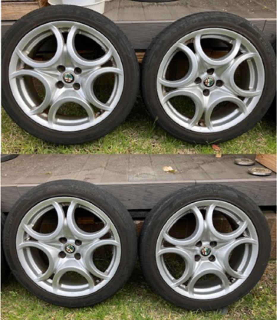 ＜値下げ＞アルファロメオミト 純正17インチホイール&タイヤ付き(溝少ない)