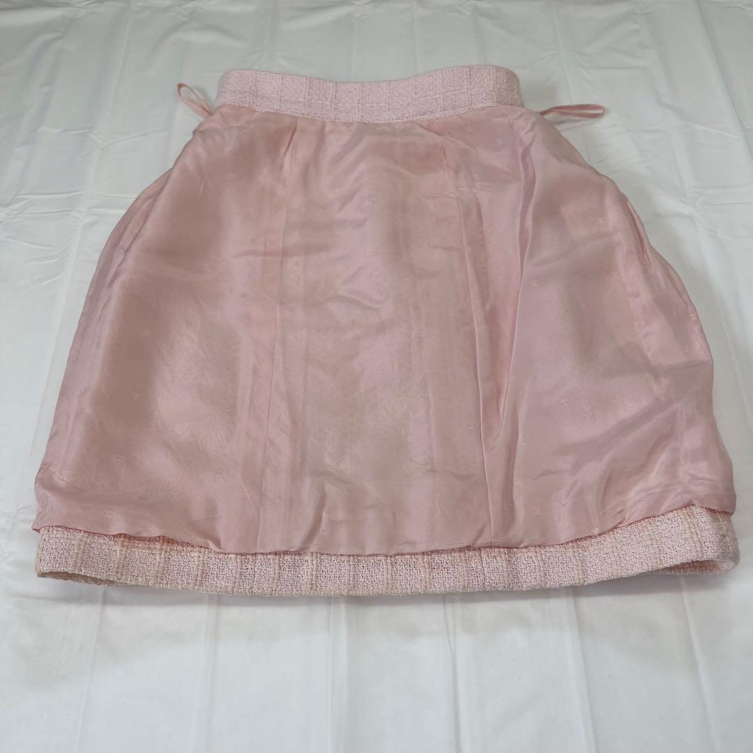 CHANEL 94C ツイードminiスカート 38