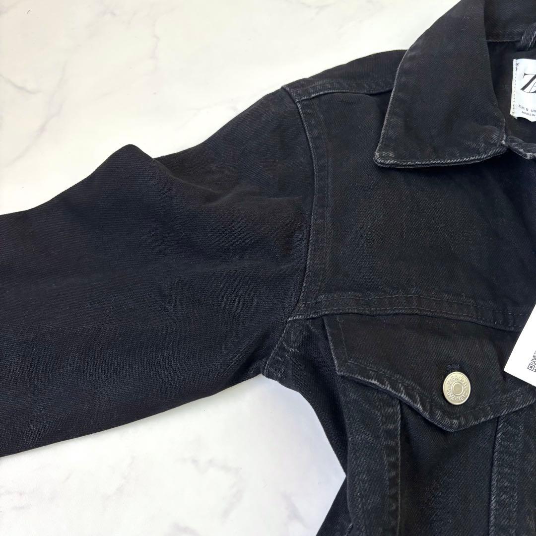 【未使用タグ付き】ザラ フルレングス カットオフ TRFデニム ジャンプスーツ