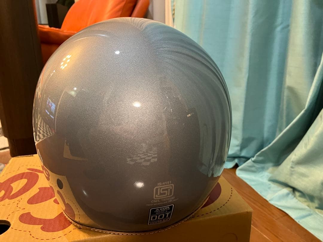 【超美品】アクサー製レトロ モトX フルフェイスヘルメット XLサイズ